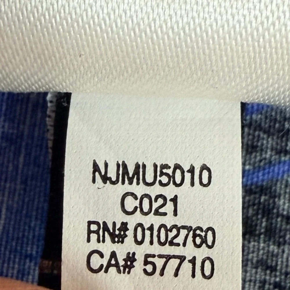 Kate Spade New York A-line Midi Geometric Blue White Modern Chic Skirt -Size‎ 6-